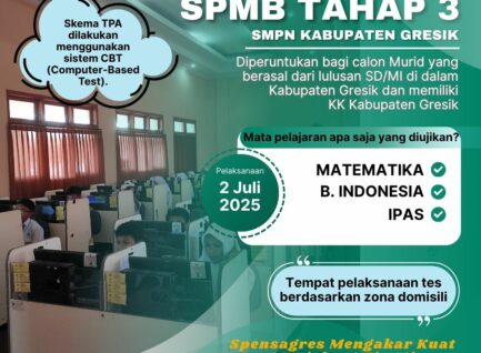SPMB TAHAP 3