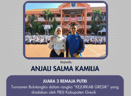 SPENSAGRES PERAIH JUARA 3 BULUTANGKIS PUTRI