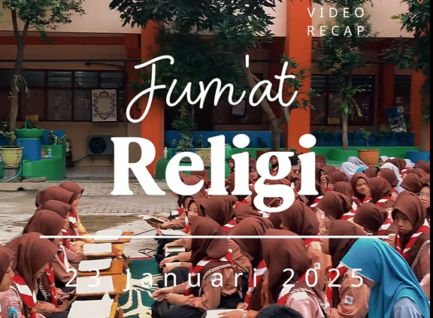 KEGIATAN RUTIN JUMAT RELIGI UPT SMP NEGERI 1 GRESIK