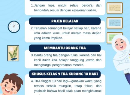 REMINDER UNTUK MURID SPENSAGRES TERCINTA
