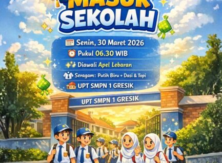 MASUK SEKOLAH SETELAH LIBUR LEBARAN DENGAN SEMANGAT BARU