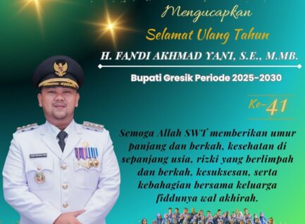 SELAMAT ULANG TAHUN KE-41 BUPATI GRESIK
